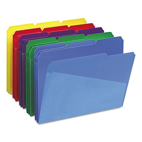 slash pocket folders plastic.